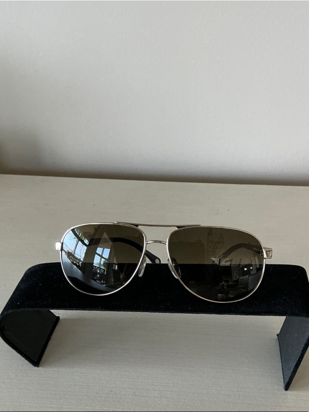 Authentic, Jack Spade Gold Frame Green Lens Aviator Sunglasses